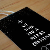 Modernes Foto Weihnachtsgeschenk Tag Geschenkanhänger