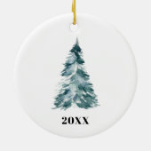 Modernes Foto Weihnachtsschmuck (Hinten)