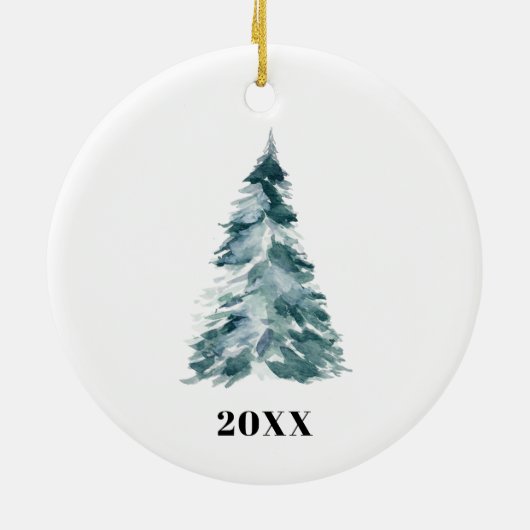 Modernes Foto Weihnachtsschmuck (Hinten)