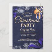 Modernes Foto Weihnachtsunternehmen Party Einladun Einladung (Vorderseite)