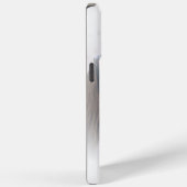 Modernes Foto Weißes Gradient Monogramm Case-Mate iPhone Hülle (Rückseite / Rechts)