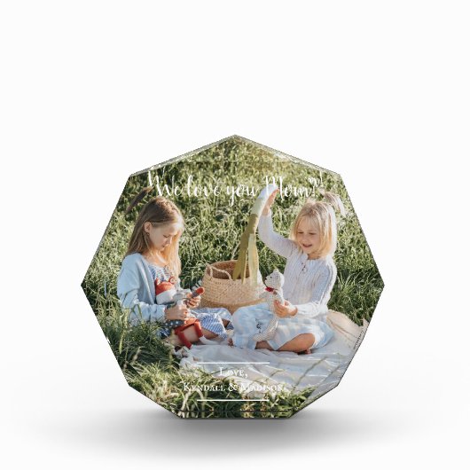 Modernes Foto Wir Liebe Sie Mama (Vorderseite)