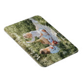 Modernes Foto Wir Liebe Sie Mama Magnet (Rechte Seite)