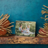 Modernes Foto Wir Liebe Sie Mama Plaque Fotoplatte (Seite)