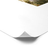 Modernes Foto Wir sind eine Verlobte Engagement-Pa Poster (Ecke)