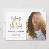 Modernes Foto zum 61. Geburtstag (Vorderseite)