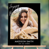 Modernes Foto zum Geburtstag Acrylschild (Neutral)