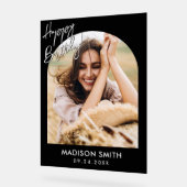 Modernes Foto zum Geburtstag Acrylschild (Winkel)