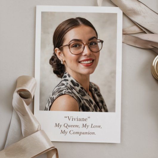 Modernes Foto zum Geburtstag Karte