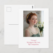 Modernes Foto zum Geburtstag Postkarte (Vorne/Hinten)