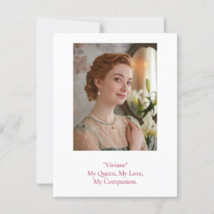 Modernes Foto zum Geburtstag Postkarte