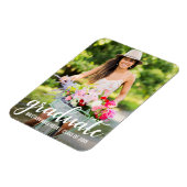 Modernes Foto zur Ankündigung von Abschlüssen Magnet (Linke Seite)