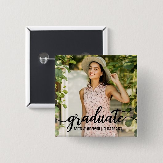 Modernes Foto zur Ankündigung von Skript-Abschluss Button (Vorne & Hinten)