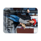 Modernes Foto zur Ankündigung von Skript-Abschluss Magnet (Horizontal)