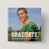 Modernes Foto zur Ankündigung von Sportaktivitäten Button (Vorderseite)