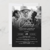 Modernes Foto zur Beerdigung des Lebens Einladung (Vorderseite)