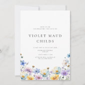 Modernes Foto zur Beerdigung des Lebens Einladung (Vorderseite)