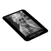 Modernes Foto zur Gedächtnisbeerdigung Magnet (Rechte Seite)