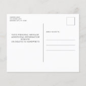 Modernes Fotokollagenbudget Save the Date (Rückseite)