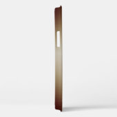 Modernes Fraktal Gold Handgeschriebener Name Case-Mate iPhone Hülle (Rückseite / Rechts)