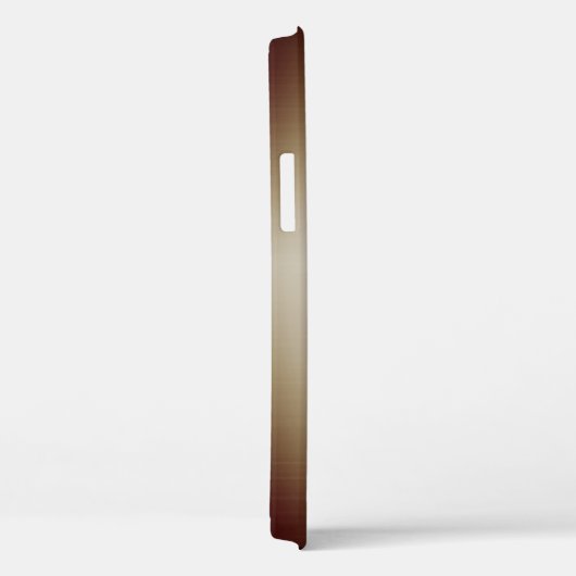 Modernes Fraktal Gold Handgeschriebener Name Case-Mate iPhone Hülle (Rückseite / Rechts)