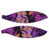 Modernes Fraktal in Schwarz und lila Basketball (Panele)