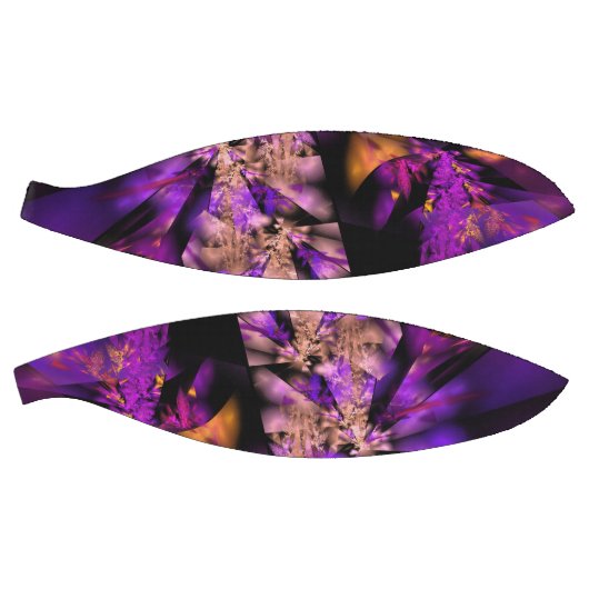 Modernes Fraktal in Schwarz und lila Basketball (Panele)