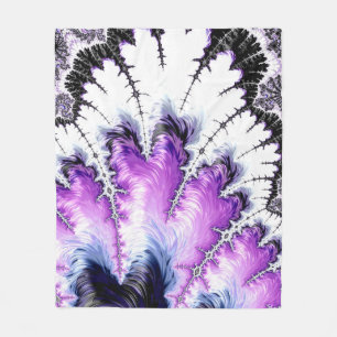 Modernes Fraktal Kunst, Kultur und Kunst Fleecedecke