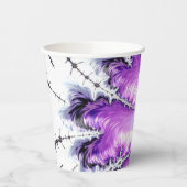 Modernes Fraktal Kunst, Kultur und Kunst Pappbecher (Links)