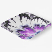 Modernes Fraktal Kunst, Kultur und Kunst Pappteller (Gewinkelt)