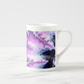 Modernes Fraktal Kunst, Kultur und Kunst Porzellantasse (Rechts)