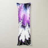 Modernes Fraktal Kunst, Kultur und Kunst Seitenschläferkissen (Rückseite (Vertikal))