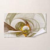 Modernes Fraktal mit Abstrakten Wertvollen Metallf Badhandtuch Set (Handtuch)