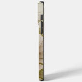 Modernes Fraktal mit Abstrakten Wertvollen Metallf Case-Mate iPhone Hülle (Rückseite / Links)