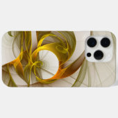 Modernes Fraktal mit Abstrakten Wertvollen Metallf Case-Mate iPhone Hülle (Rückseite (Horizontal))