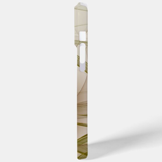 Modernes Fraktal mit Abstrakten Wertvollen Metallf Case-Mate iPhone Hülle (Rückseite / Links)