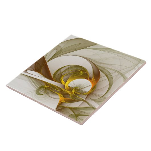 Modernes Fraktal mit Abstrakten Wertvollen Metallf Fliese (Seite)