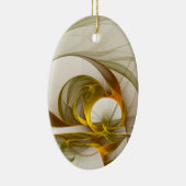 Modernes Fraktal mit Abstrakten Wertvollen Metallf Keramik Ornament (Rechts)