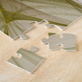 Modernes Fraktal mit Abstrakten Wertvollen Metallf Puzzle (Seite)