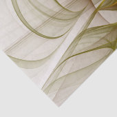 Modernes Fraktal mit Abstrakten Wertvollen Metallf Seidenpapier (Detail)