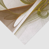 Modernes Fraktal mit Abstrakten Wertvollen Metallf Seidenpapier (Detail)