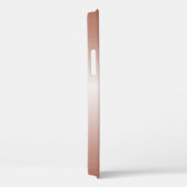 Modernes Fraktal Rose Gold Handgeschriebener Name Case-Mate iPhone Hülle (Rückseite / Rechts)