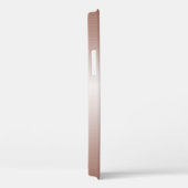 Modernes Fraktal Rose Gold Handgeschriebener Name Case-Mate iPhone Hülle (Rückseite / Rechts)