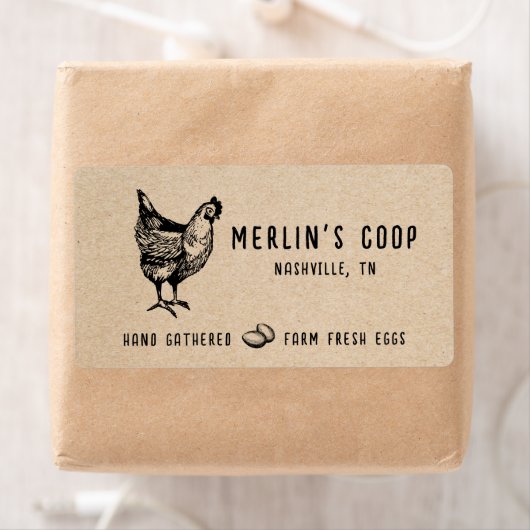 Modernes Frischeier Vintag - Eierkarton (Insitu)