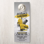 Modernes Friseur für Friseur-Friseur im Barbershop Türanhänger (Auf Knauf)