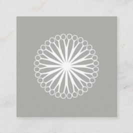 Modernes Friseur-Schere-Logo Quadratische Visitenkarte
