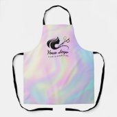 Modernes Friseursalon für Holografie Schürze (Vorderseite)