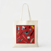 Modernes Friseursalon-Kit Tote Beutel Tragetasche (Vorne)