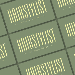 Modernes Friseursalon Visitenkarte