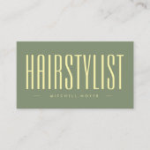 Modernes Friseursalon Visitenkarte (Vorderseite)